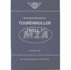 Betriebsanleitung Tourenroller TR150 Ausgabe 1964 (6. Auflage mit 25 Bildern)