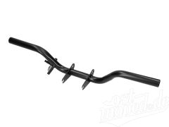Fußrastenträger mit Halteplatte für Seitenstütze mit 1 Feder - für Simson S51, S50, S53, S70, S83