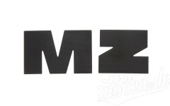 Set Buchstaben M & Z schwarz für Tank MZ ETZ 125, 150, 251