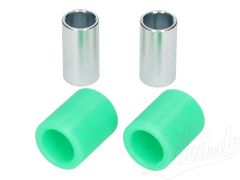 SET 2 x Polyethylenbuchse + 2 x Innenrohr für Schwinge & Motorlager Simson S51, S50, S53, S70, S83