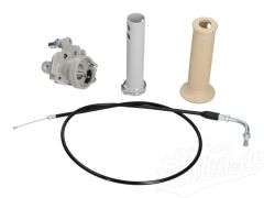 Set Umbau Gas auf Wickelgas für Simson Schwalbe KR51/1, KR51/2, SR4-2, SR4-3, SR4-4 - grau/beige/schwarz