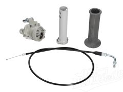 Set Umbau Gas auf Wickelgas für Simson Schwalbe KR51/1, KR51/2, SR4-2, SR4-3, SR4-4 - grau/grau/schwarz