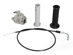Set Umbau Gas auf Wickelgas für Simson Schwalbe KR51/1, KR51/2, SR4-2, SR4-3, SR4-4 - grau/schwarz/schwarz