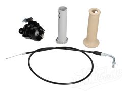 Set Umbau Gas auf Wickelgas für Simson Schwalbe KR51/1, KR51/2, SR4-2, SR4-3, SR4-4 - schwarz/beige/schwarz