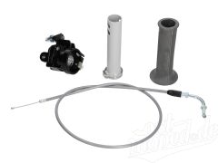 Set Umbau Gas auf Wickelgas für Simson Schwalbe KR51/1, KR51/2, SR4-2, SR4-3, SR4-4 - schwarz/grau/grau