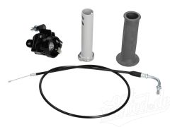 Set Umbau Gas auf Wickelgas für Simson Schwalbe KR51/1, KR51/2, SR4-2, SR4-3, SR4-4 - schwarz/grau/schwarz
