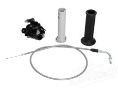 Set Umbau Gas auf Wickelgas für Simson Schwalbe KR51/1, KR51/2, SR4-2, SR4-3, SR4-4 - schwarz/schwarz/grau
