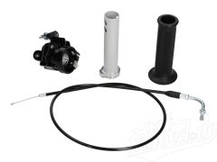 Set Umbau Gas auf Wickelgas für Simson Schwalbe KR51/1, KR51/2, SR4-2, SR4-3, SR4-4 - schwarz/schwarz/schwarz